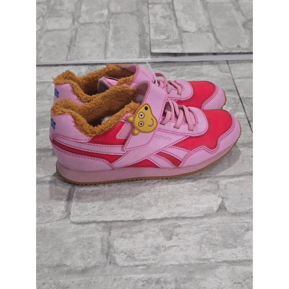 REEBOK Peppa Pig Classic Jogger 3‎ Pink Red Kids Sneakers Shoes Toddler Sz US 1